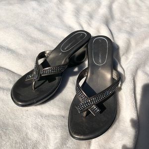 Athena Alexander Mid Heel Sandals Bronze size 8